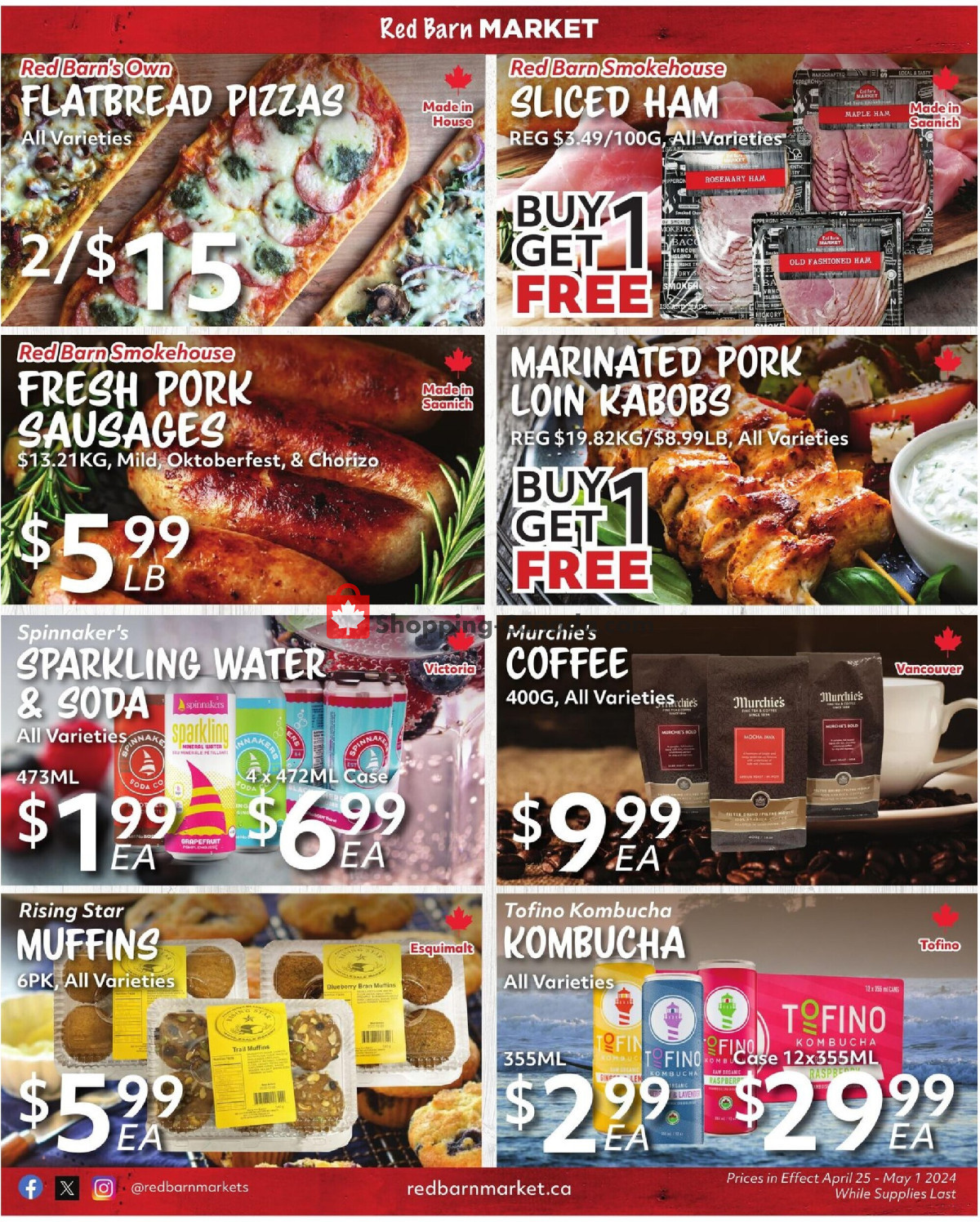 Red Barn Market flyer from Thursday April 25, 2024 to Wednesday May 1, 2024 - page 2