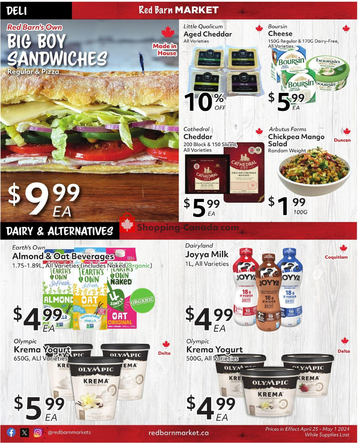 Red Barn Market flyer from Thursday April 25, 2024 to Wednesday May 1, 2024 - page 3