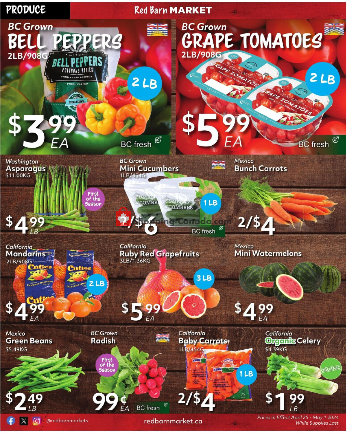 Red Barn Market flyer from Thursday April 25, 2024 to Wednesday May 1, 2024 - page 6