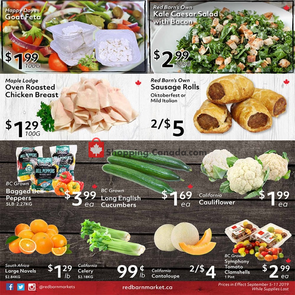 Red Barn Market flyer from Thursday September 5, 2019 to Wednesday September 11, 2019 - page 2