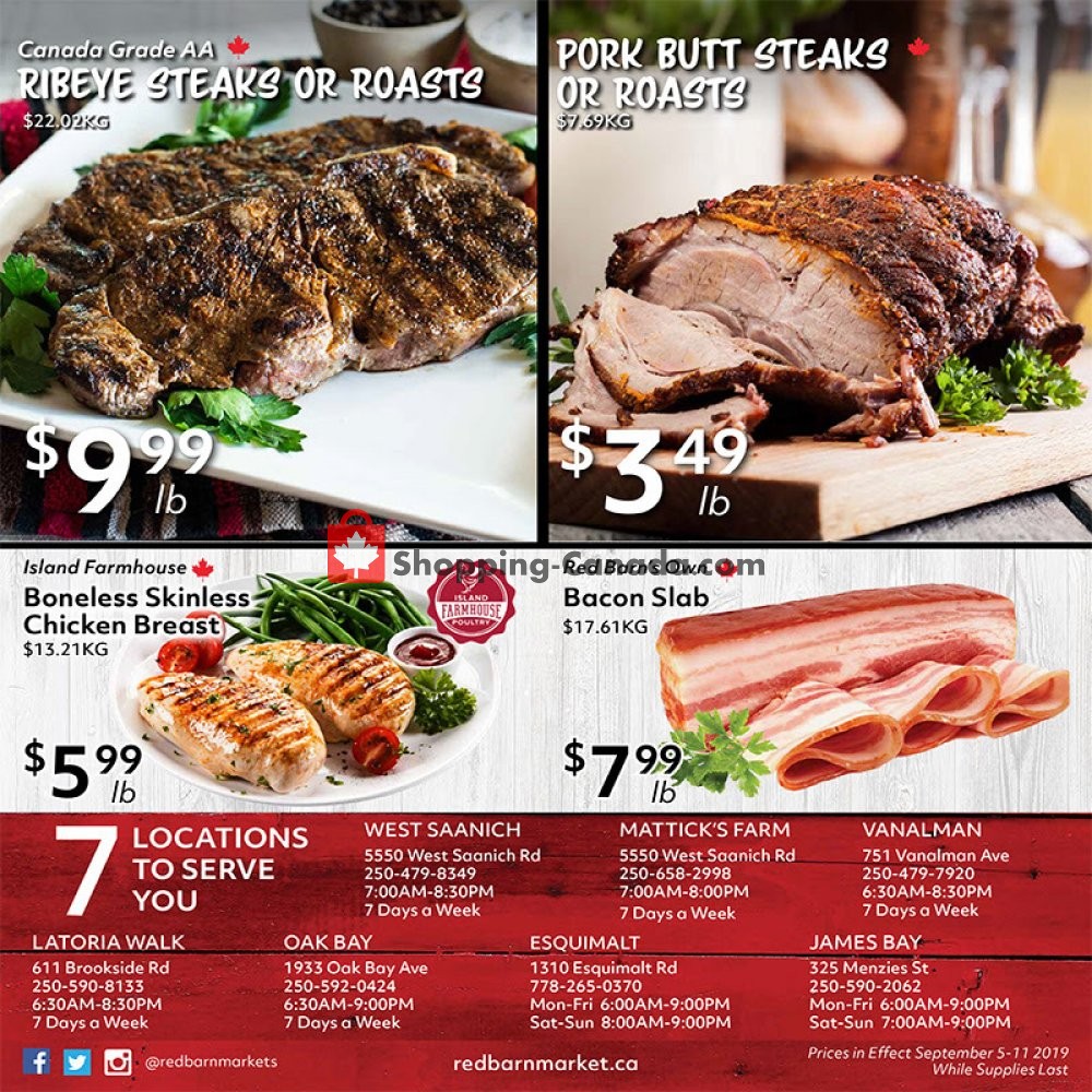 Red Barn Market flyer from Thursday September 5, 2019 to Wednesday September 11, 2019 - page 4