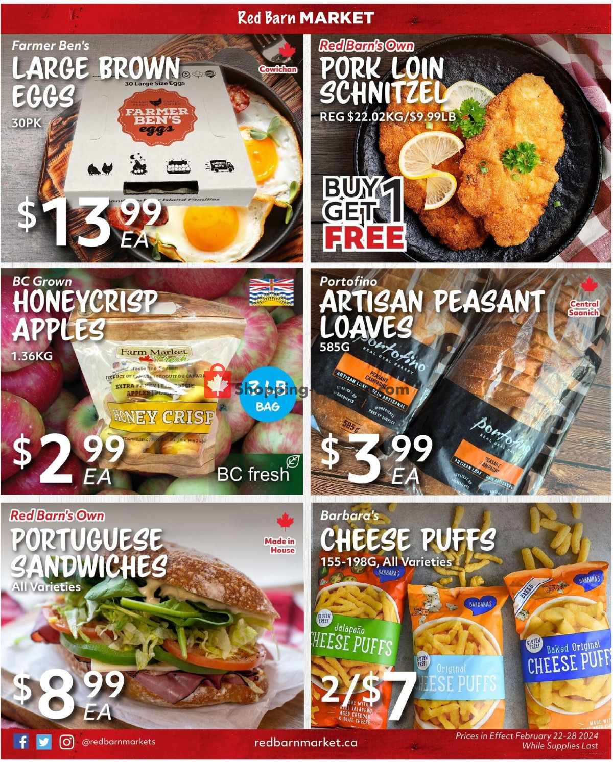 Red Barn Market flyer from Thursday February 22, 2024 to Wednesday February 28, 2024 - page 2