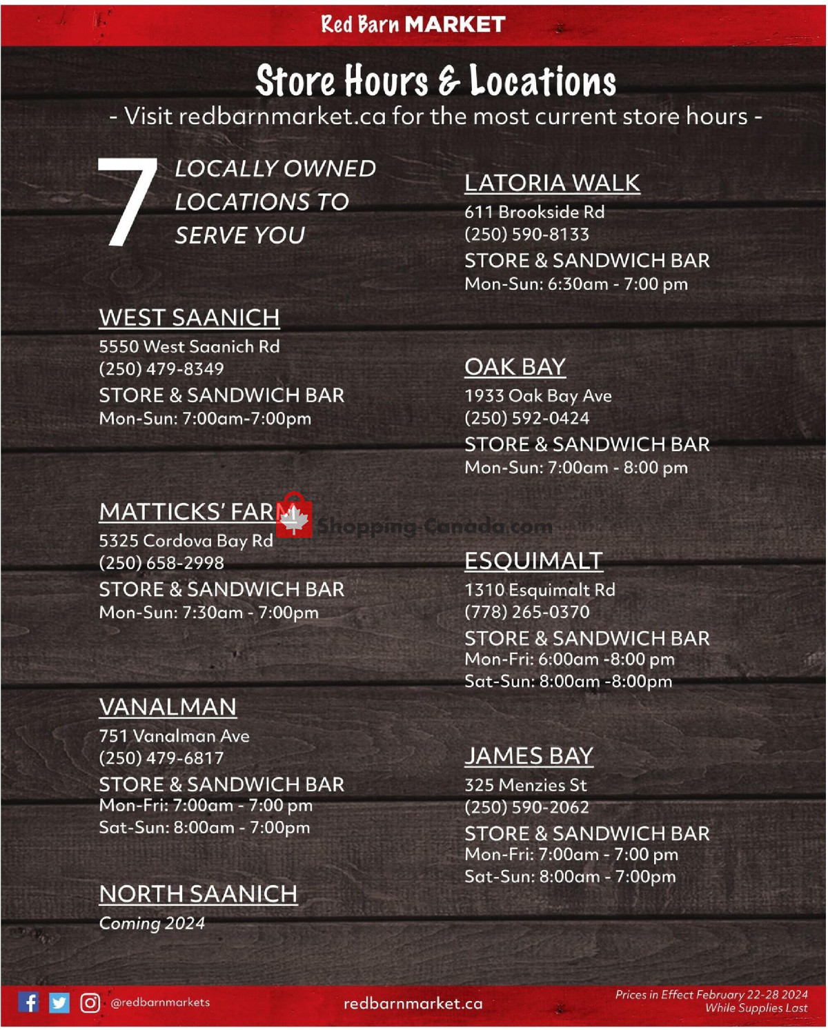 Red Barn Market flyer from Thursday February 22, 2024 to Wednesday February 28, 2024 - page 8