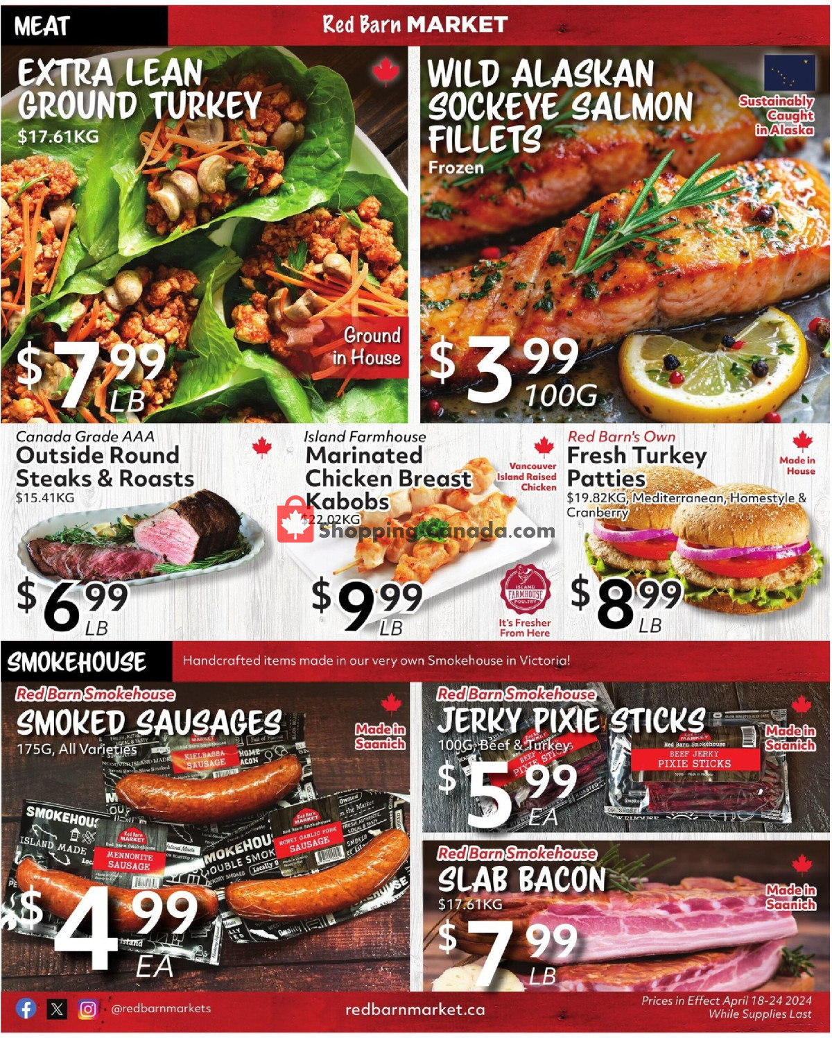 Red Barn Market flyer from Thursday April 18, 2024 to Wednesday April 24, 2024 - page 4