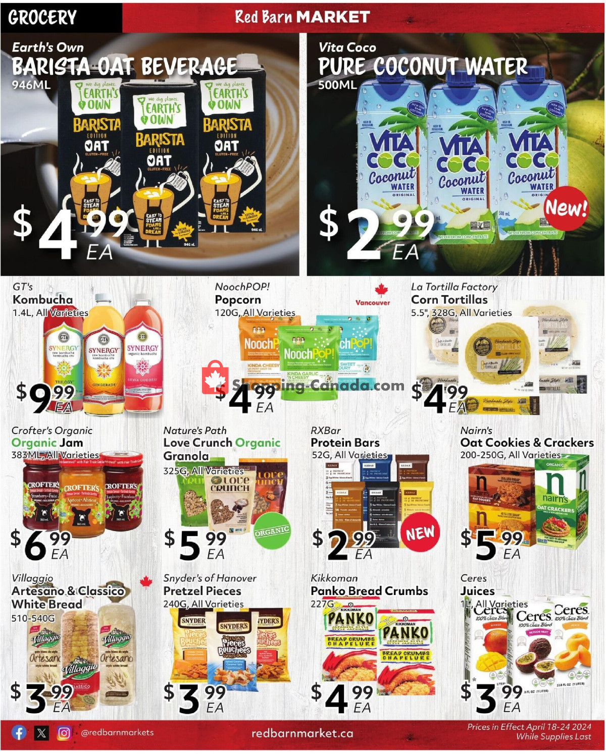 Red Barn Market flyer from Thursday April 18, 2024 to Wednesday April 24, 2024 - page 5