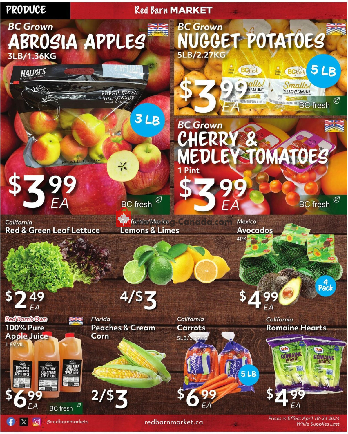 Red Barn Market flyer from Thursday April 18, 2024 to Wednesday April 24, 2024 - page 6