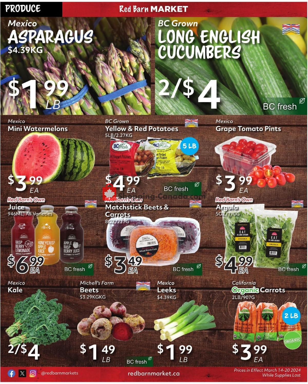 Red Barn Market flyer from Thursday March 14, 2024 to Wednesday March 20, 2024 - page 6