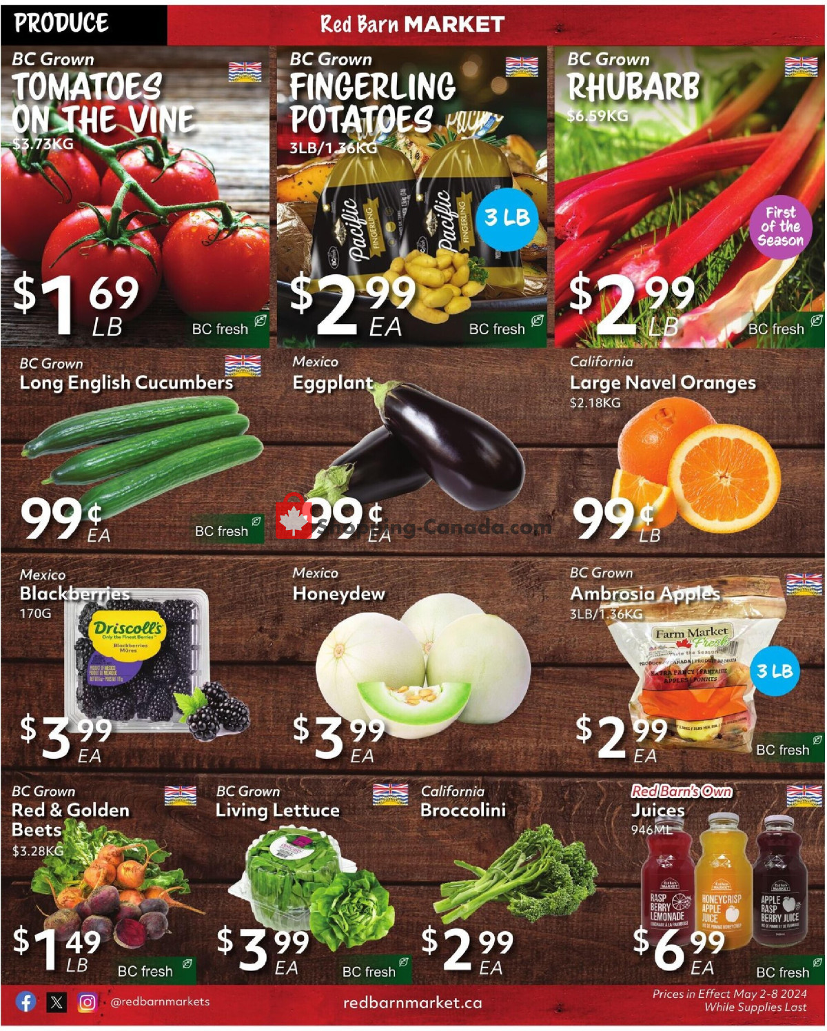 Red Barn Market flyer from Thursday May 2, 2024 to Wednesday May 8, 2024 - page 6