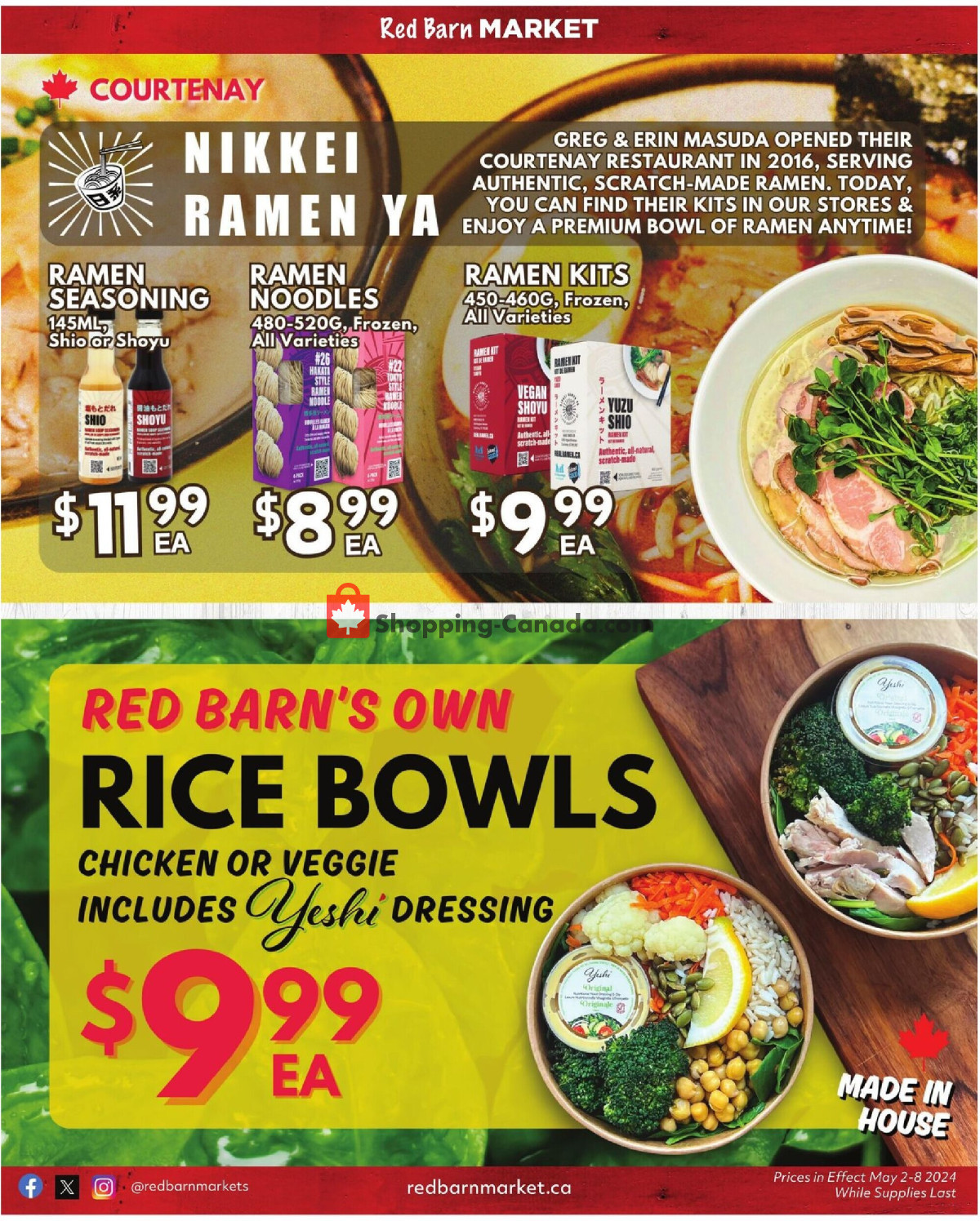 Red Barn Market flyer from Thursday May 2, 2024 to Wednesday May 8, 2024 - page 7