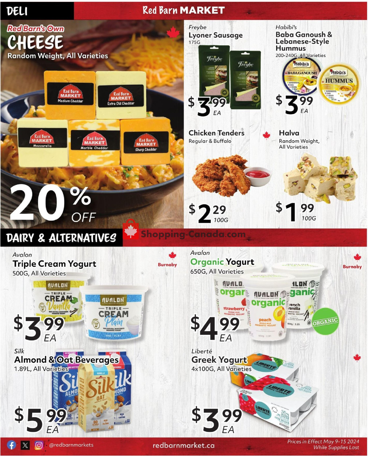 Red Barn Market flyer from Thursday May 9, 2024 to Wednesday May 15, 2024 - page 3