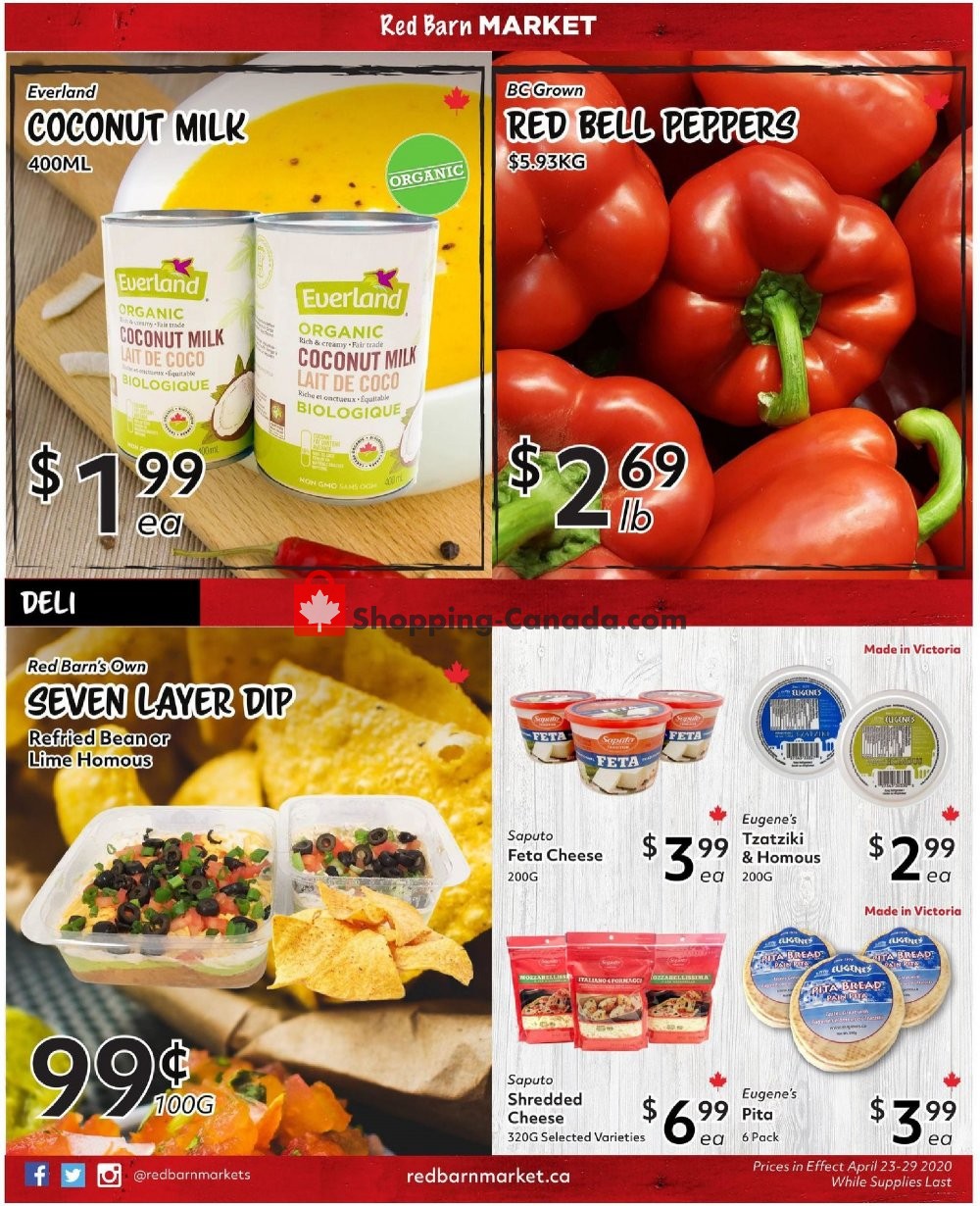 Red Barn Market flyer from Thursday April 23, 2020 to Wednesday April 29, 2020 - page 3