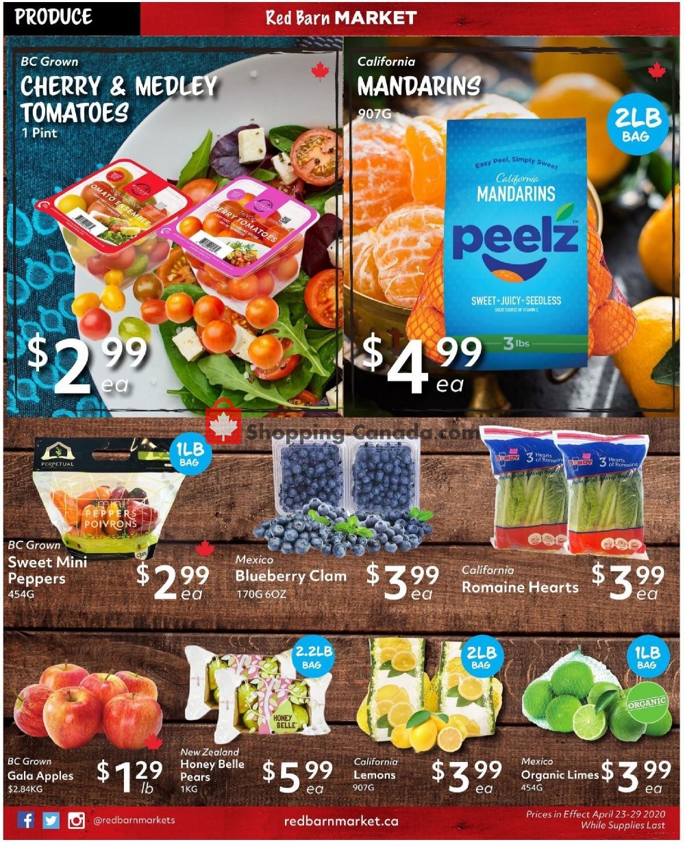 Red Barn Market flyer from Thursday April 23, 2020 to Wednesday April 29, 2020 - page 7