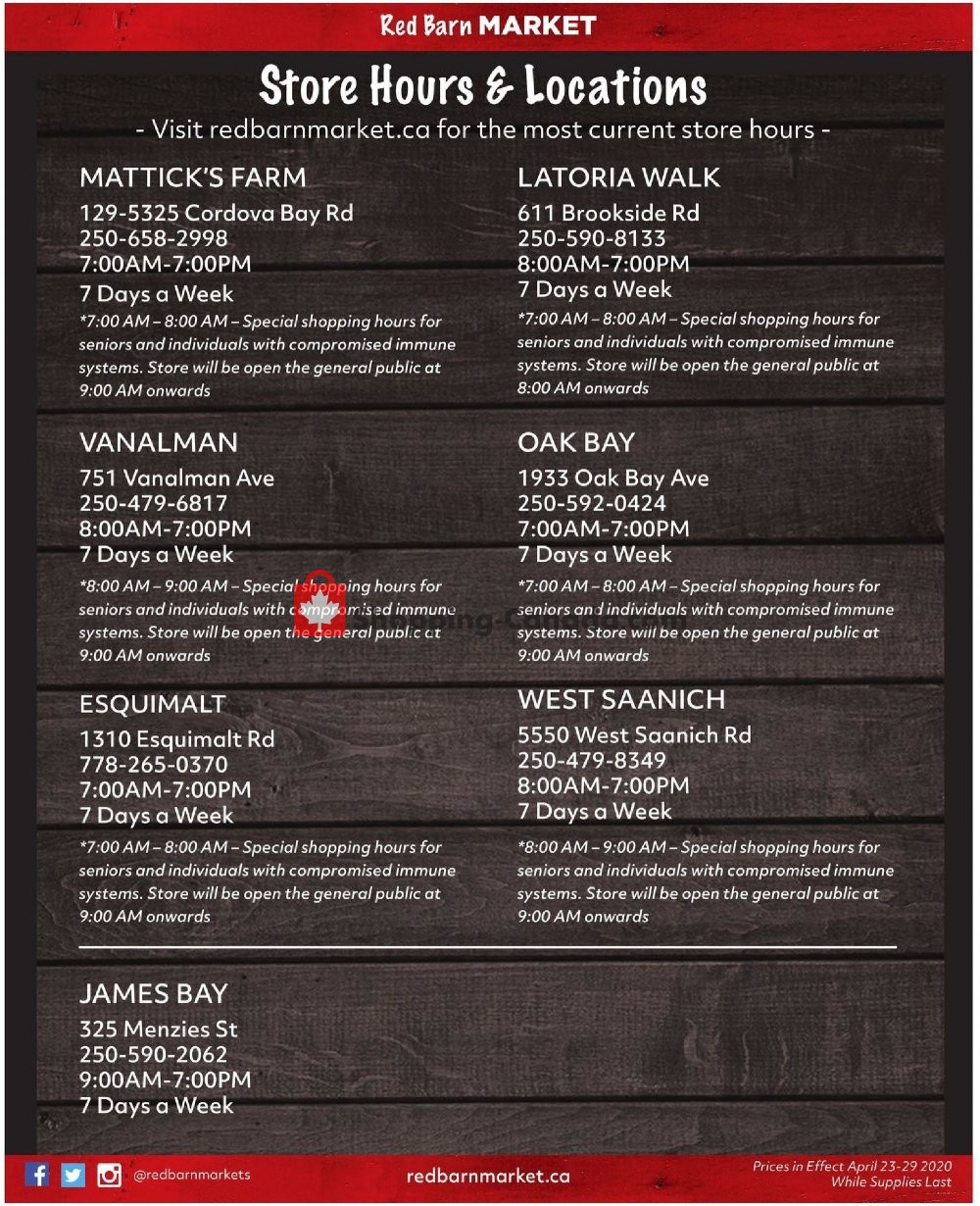 Red Barn Market flyer from Thursday April 23, 2020 to Wednesday April 29, 2020 - page 9