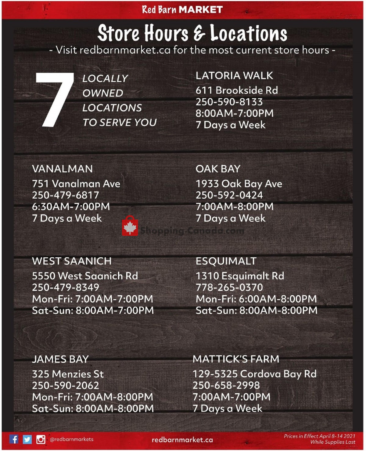 Red Barn Market flyer from Thursday April 8, 2021 to Wednesday April 14, 2021 - page 10