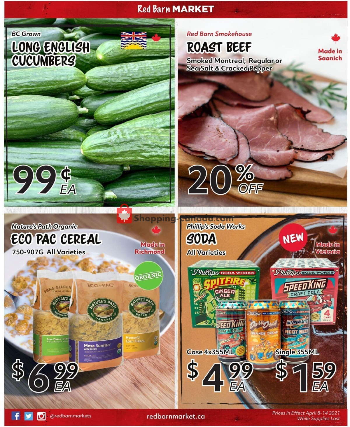Red Barn Market flyer from Thursday April 8, 2021 to Wednesday April 14, 2021 - page 2