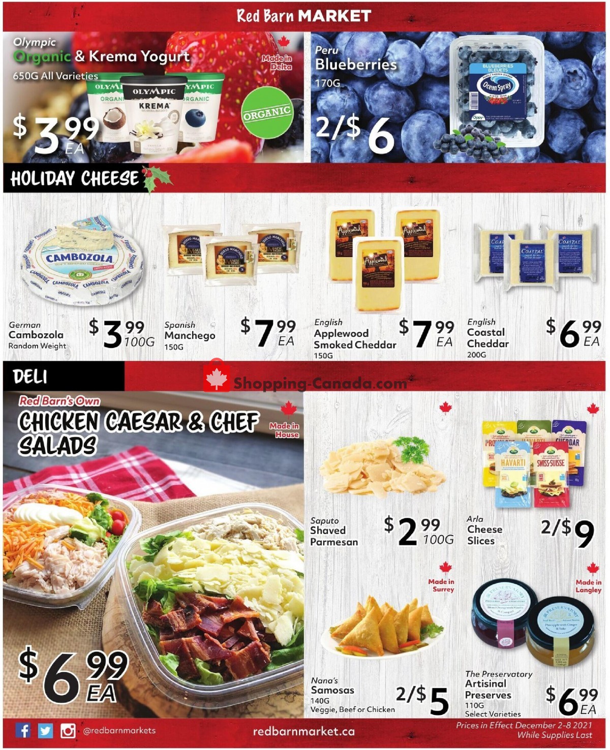 Red Barn Market flyer from Thursday December 2, 2021 to Wednesday December 8, 2021 - page 3