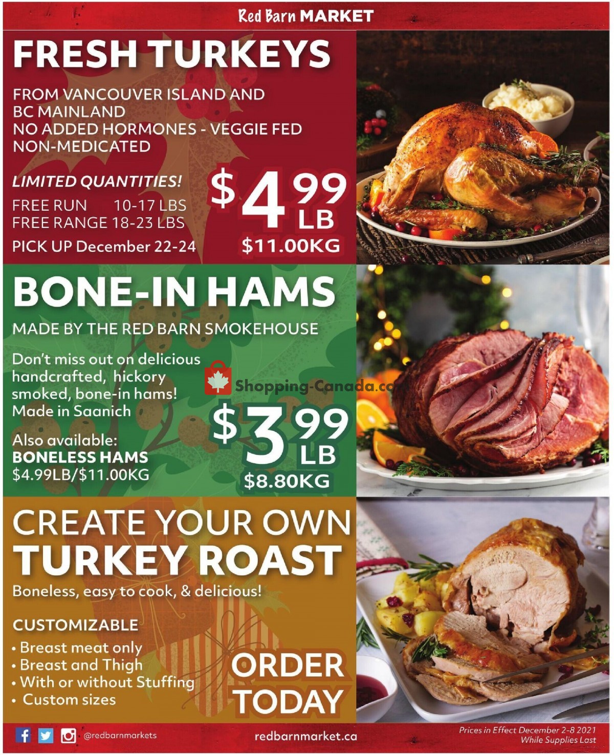 Red Barn Market flyer from Thursday December 2, 2021 to Wednesday December 8, 2021 - page 7