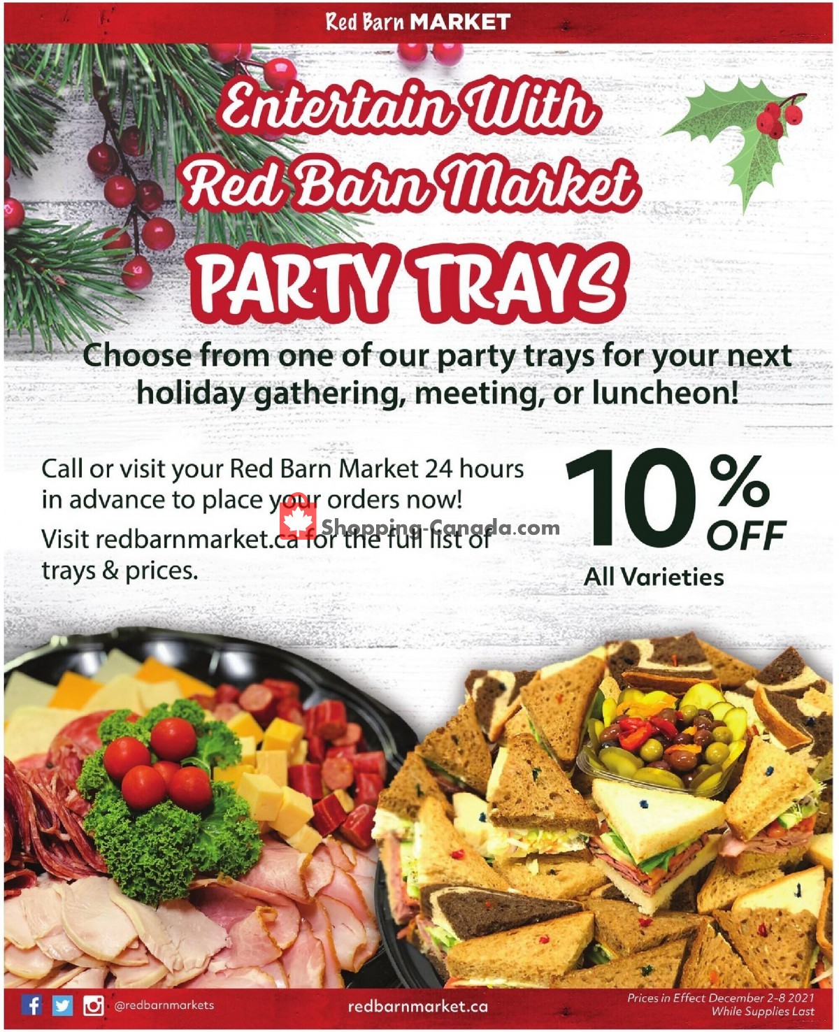 Red Barn Market flyer from Thursday December 2, 2021 to Wednesday December 8, 2021 - page 8