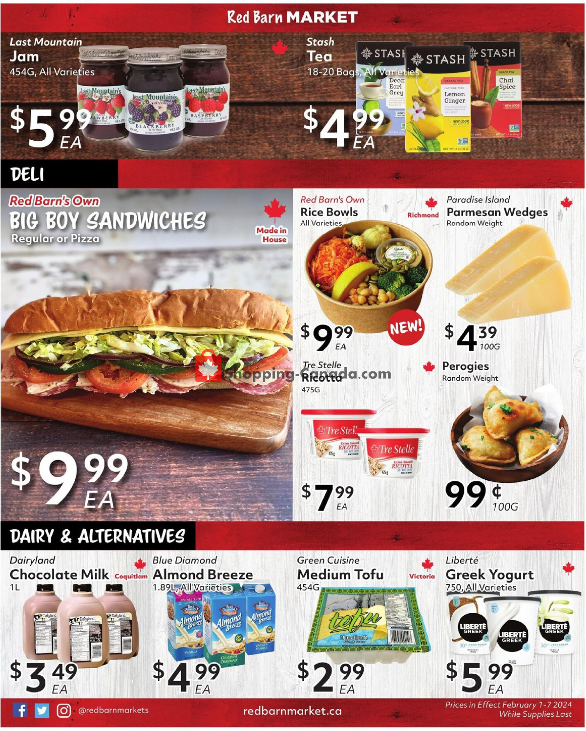 Red Barn Market flyer from Thursday February 1, 2024 to Wednesday February 7, 2024 - page 3