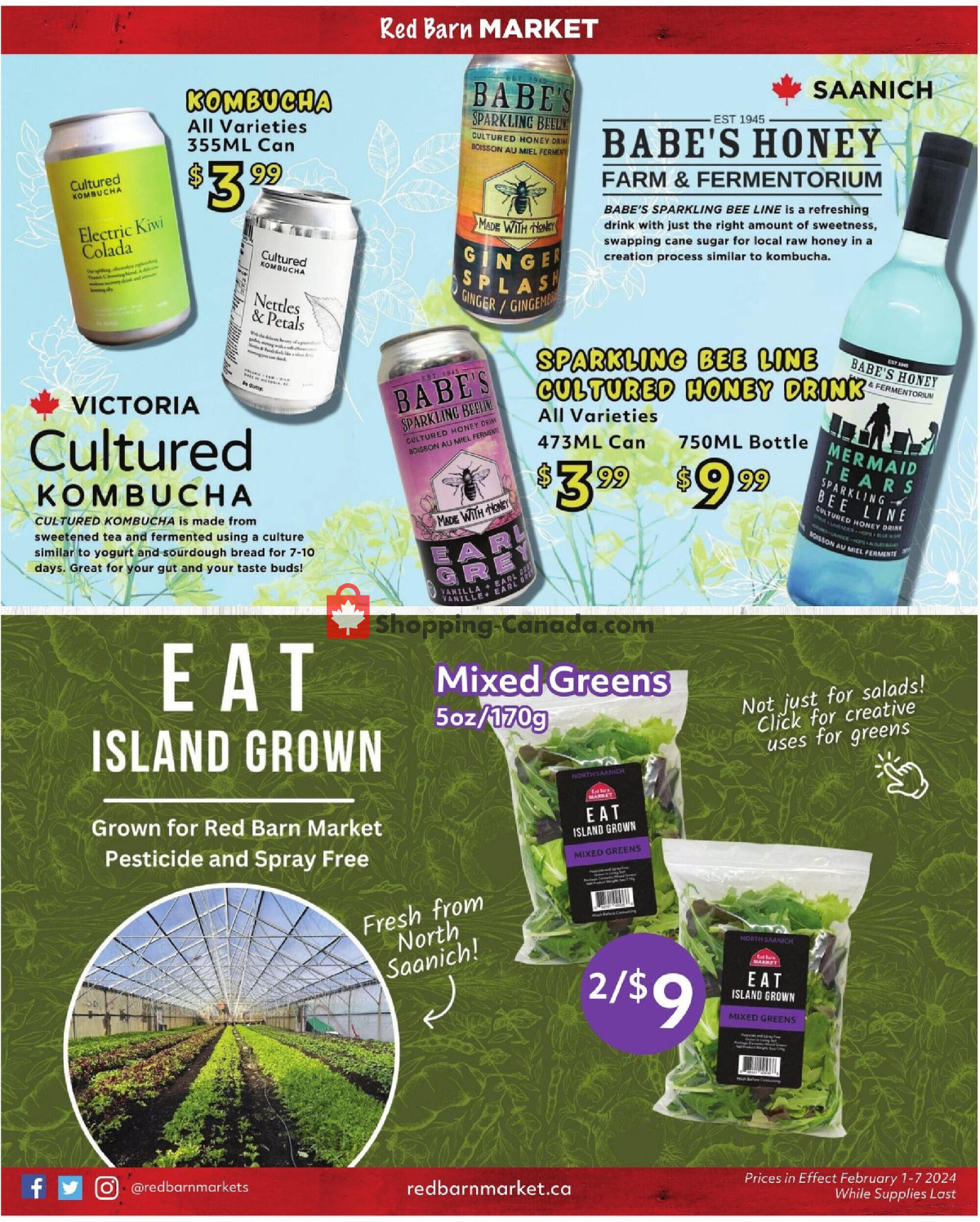 Red Barn Market flyer from Thursday February 1, 2024 to Wednesday February 7, 2024 - page 7