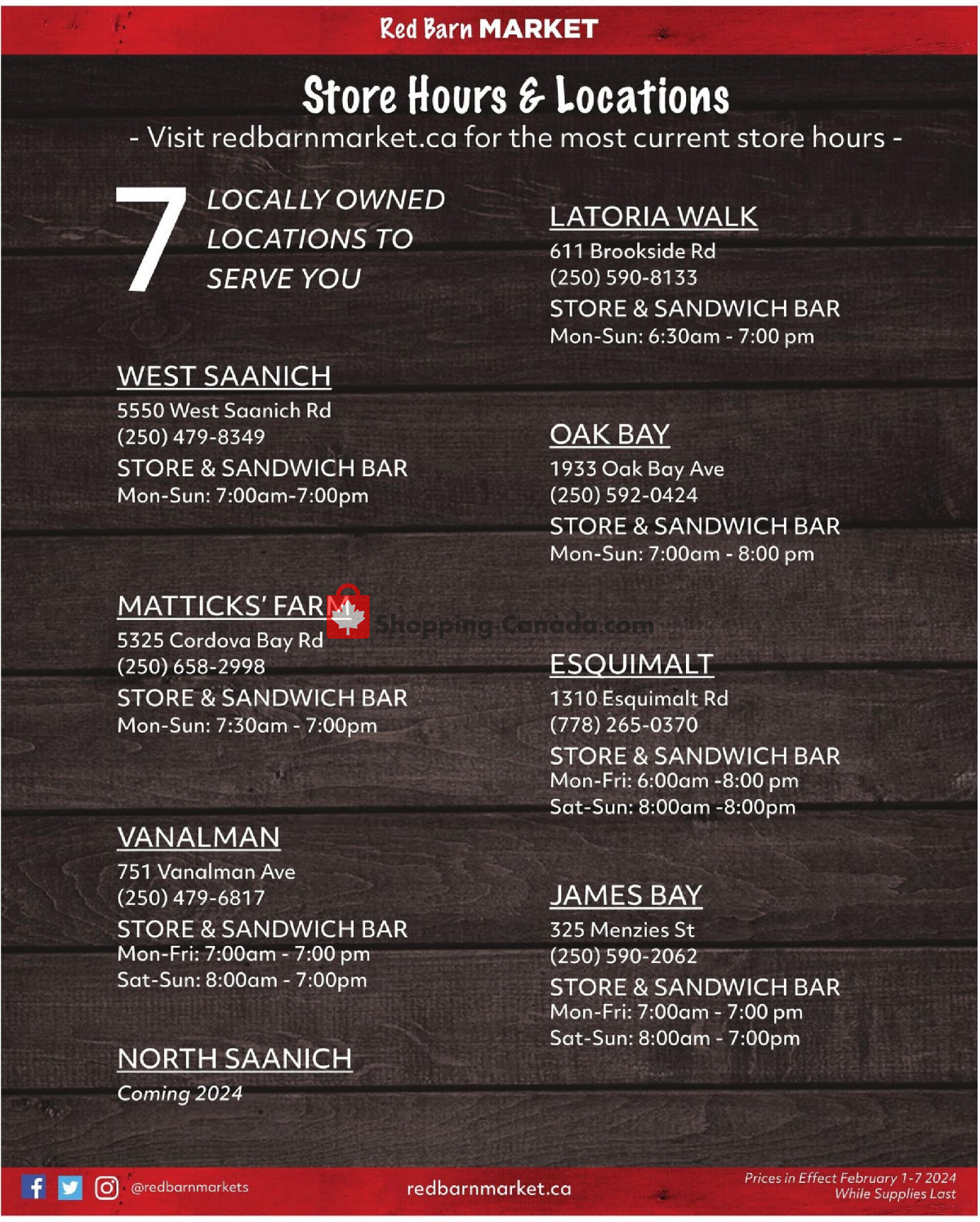 Red Barn Market flyer from Thursday February 1, 2024 to Wednesday February 7, 2024 - page 8