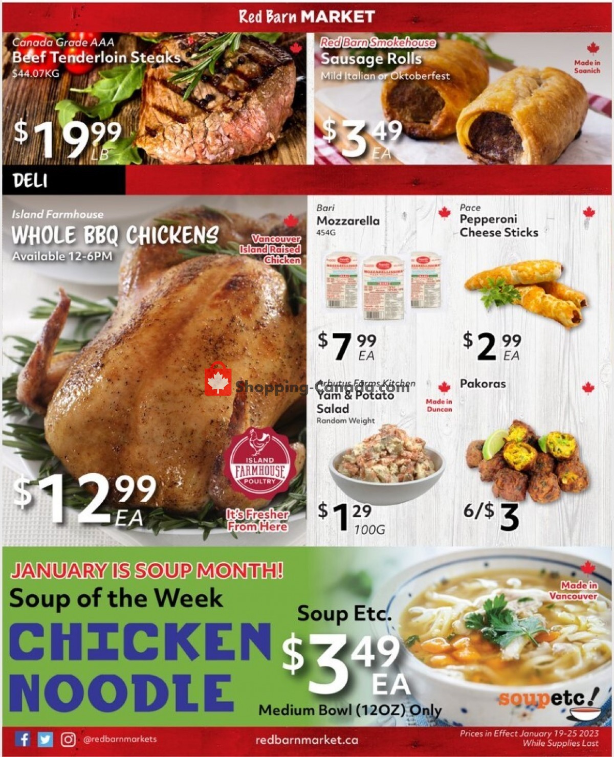 Red Barn Market flyer from Thursday January 19, 2023 to Wednesday January 25, 2023 - page 3