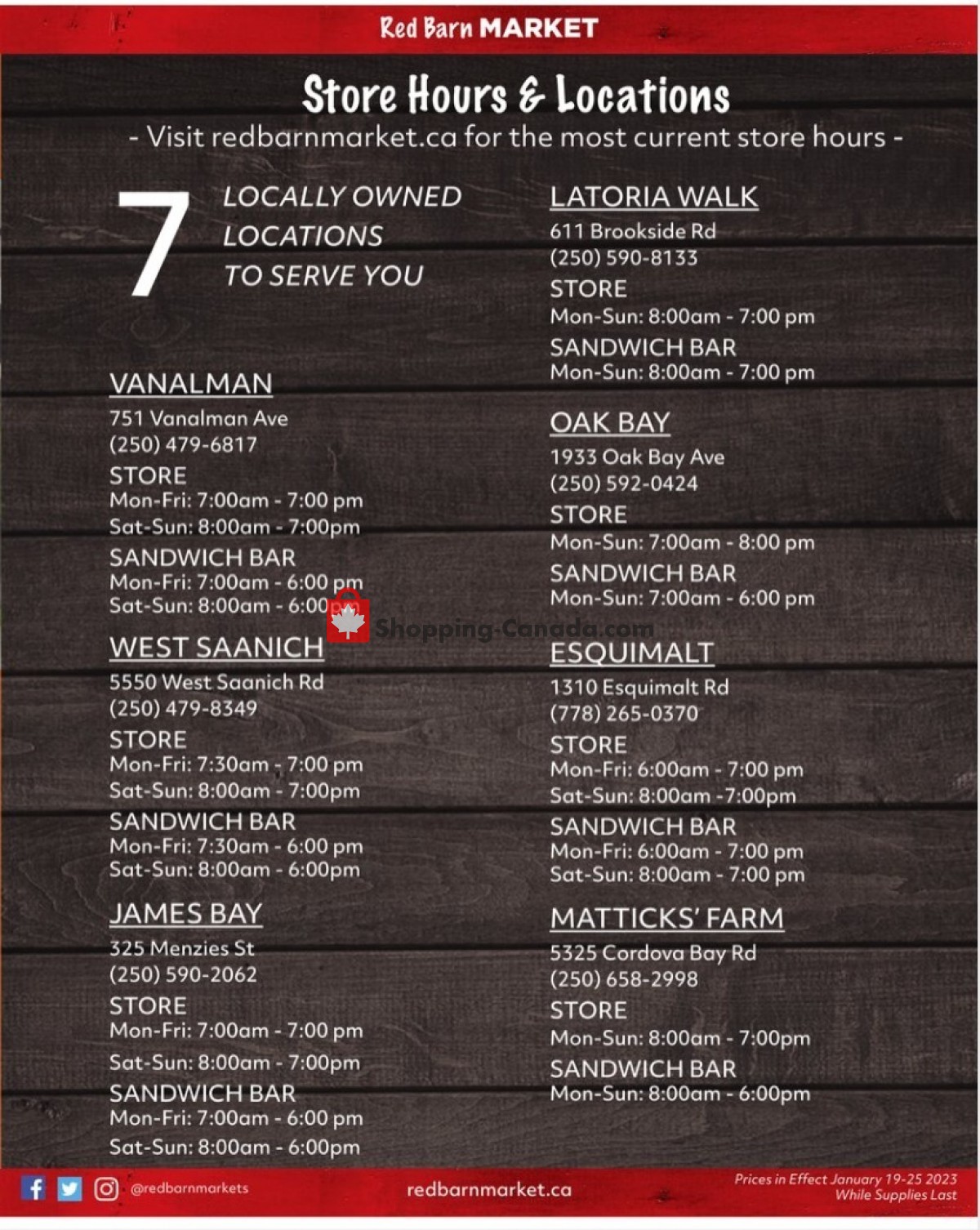 Red Barn Market flyer from Thursday January 19, 2023 to Wednesday January 25, 2023 - page 9