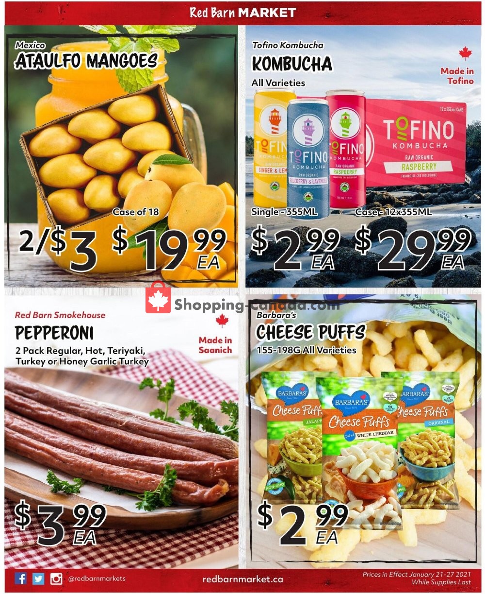 Red Barn Market flyer from Thursday January 21, 2021 to Wednesday January 27, 2021 - page 2