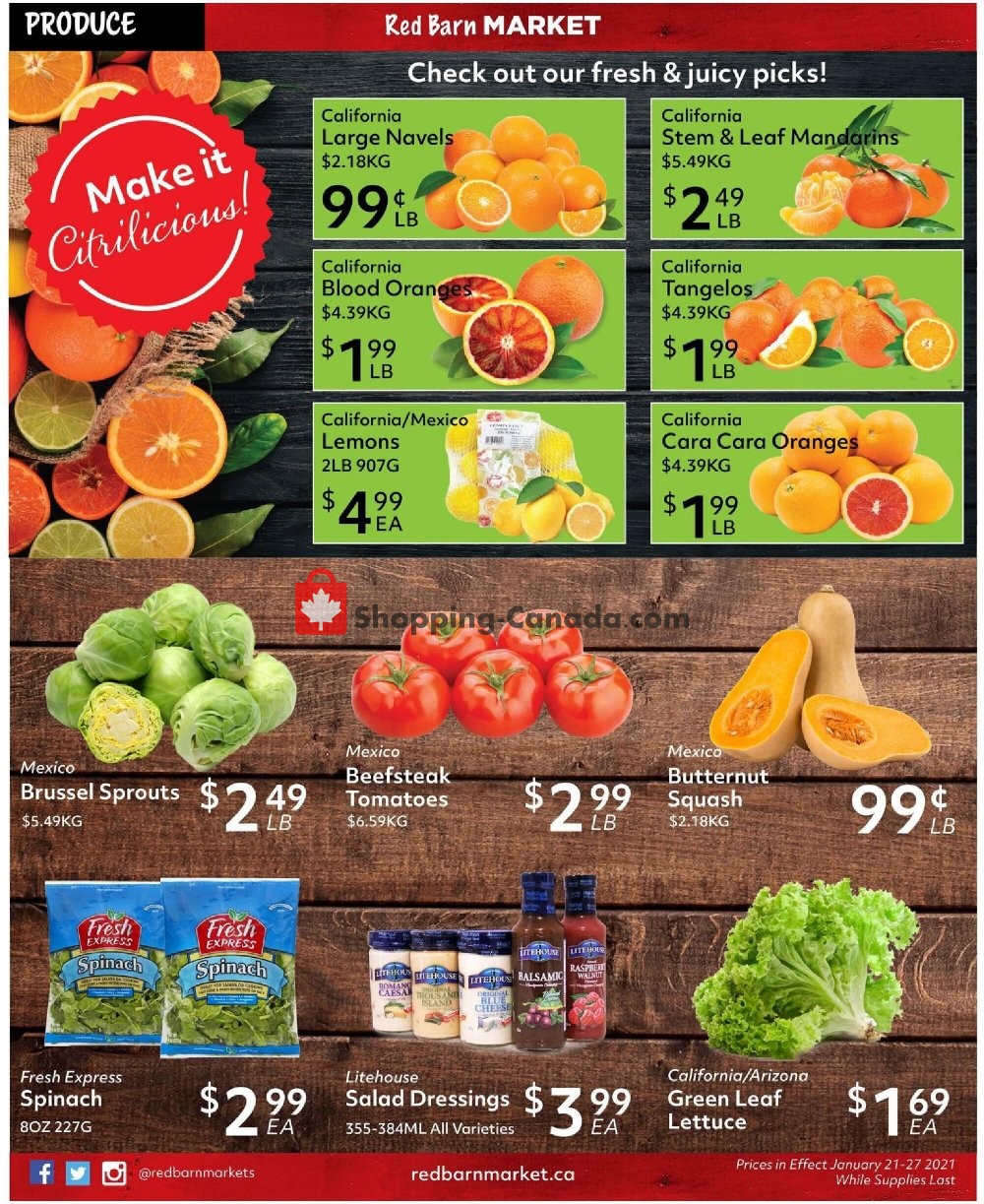 Red Barn Market flyer from Thursday January 21, 2021 to Wednesday January 27, 2021 - page 6