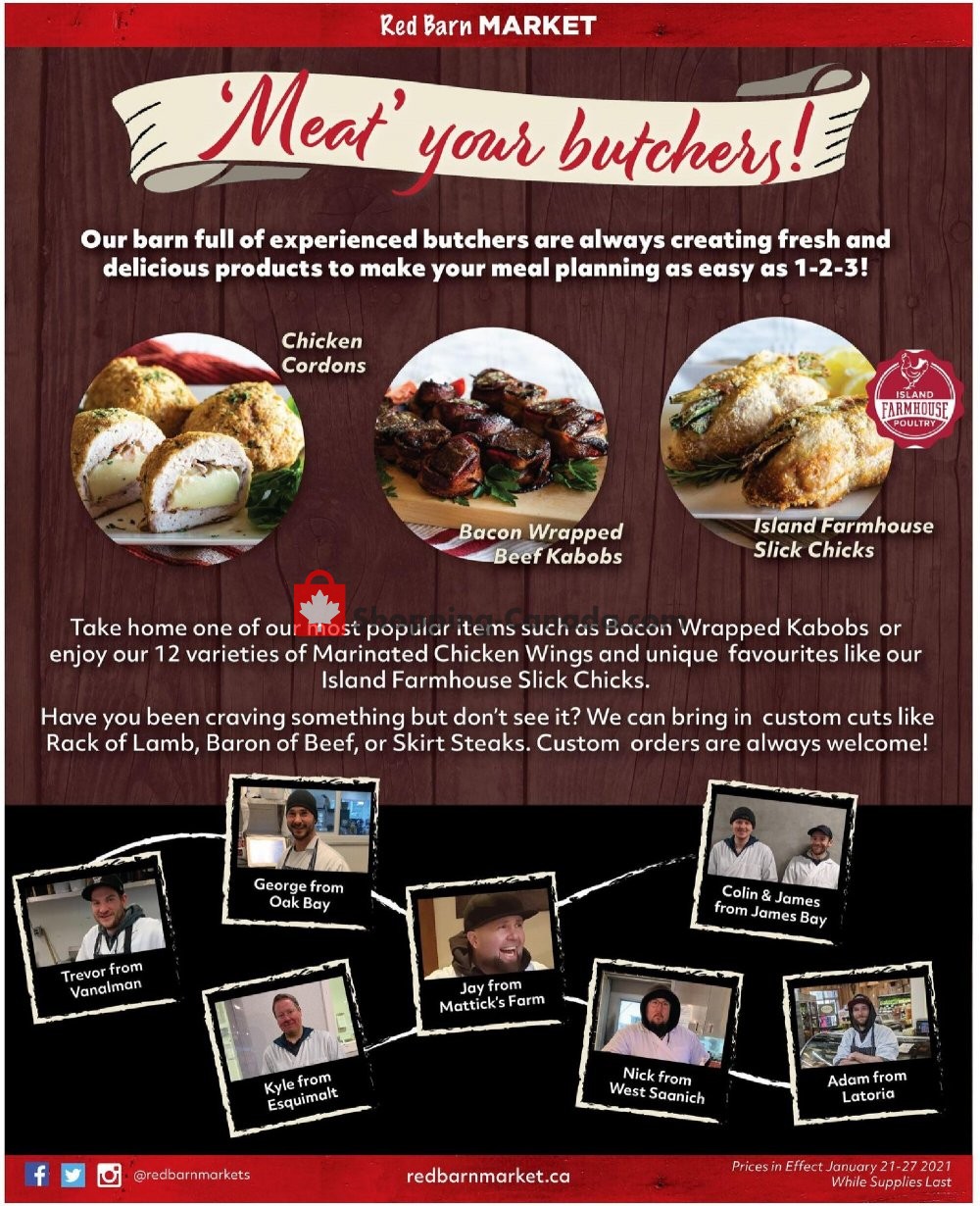 Red Barn Market flyer from Thursday January 21, 2021 to Wednesday January 27, 2021 - page 7