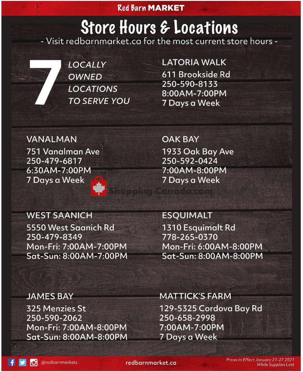 Red Barn Market flyer from Thursday January 21, 2021 to Wednesday January 27, 2021 - page 9