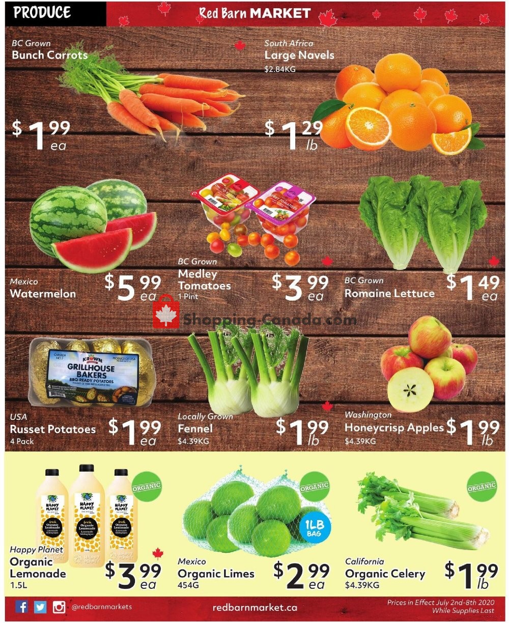 Red Barn Market flyer from Thursday July 2, 2020 to Wednesday July 8, 2020 - page 6
