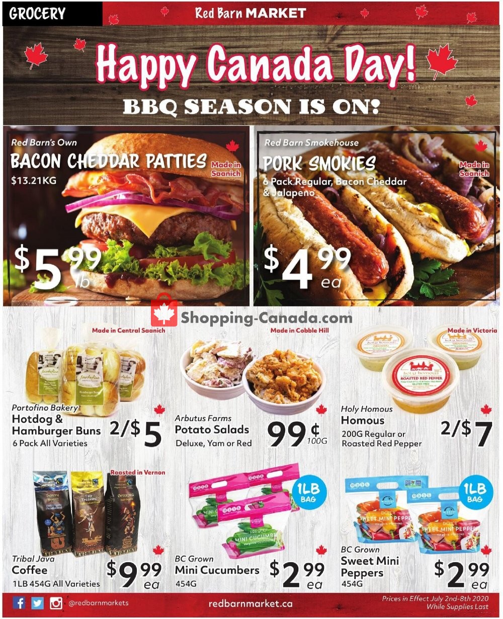 Red Barn Market flyer from Thursday July 2, 2020 to Wednesday July 8, 2020 - page 7