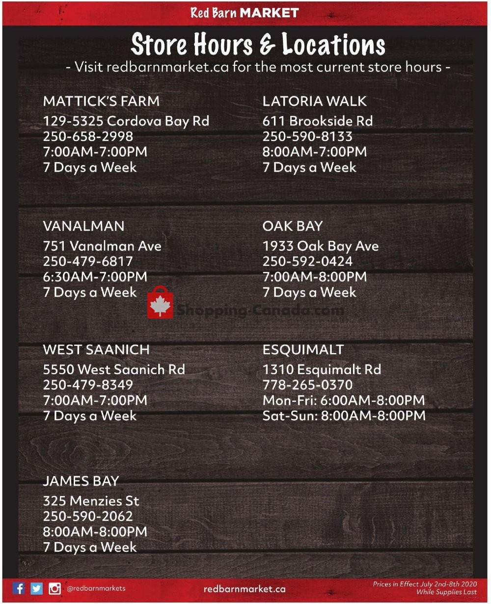 Red Barn Market flyer from Thursday July 2, 2020 to Wednesday July 8, 2020 - page 9