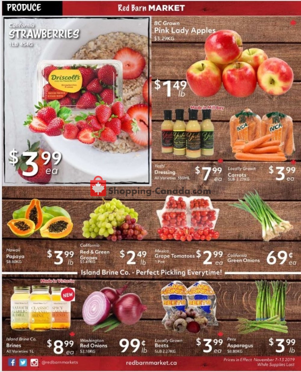 Red Barn Market flyer from Thursday November 7, 2019 to Wednesday November 13, 2019 - page 5