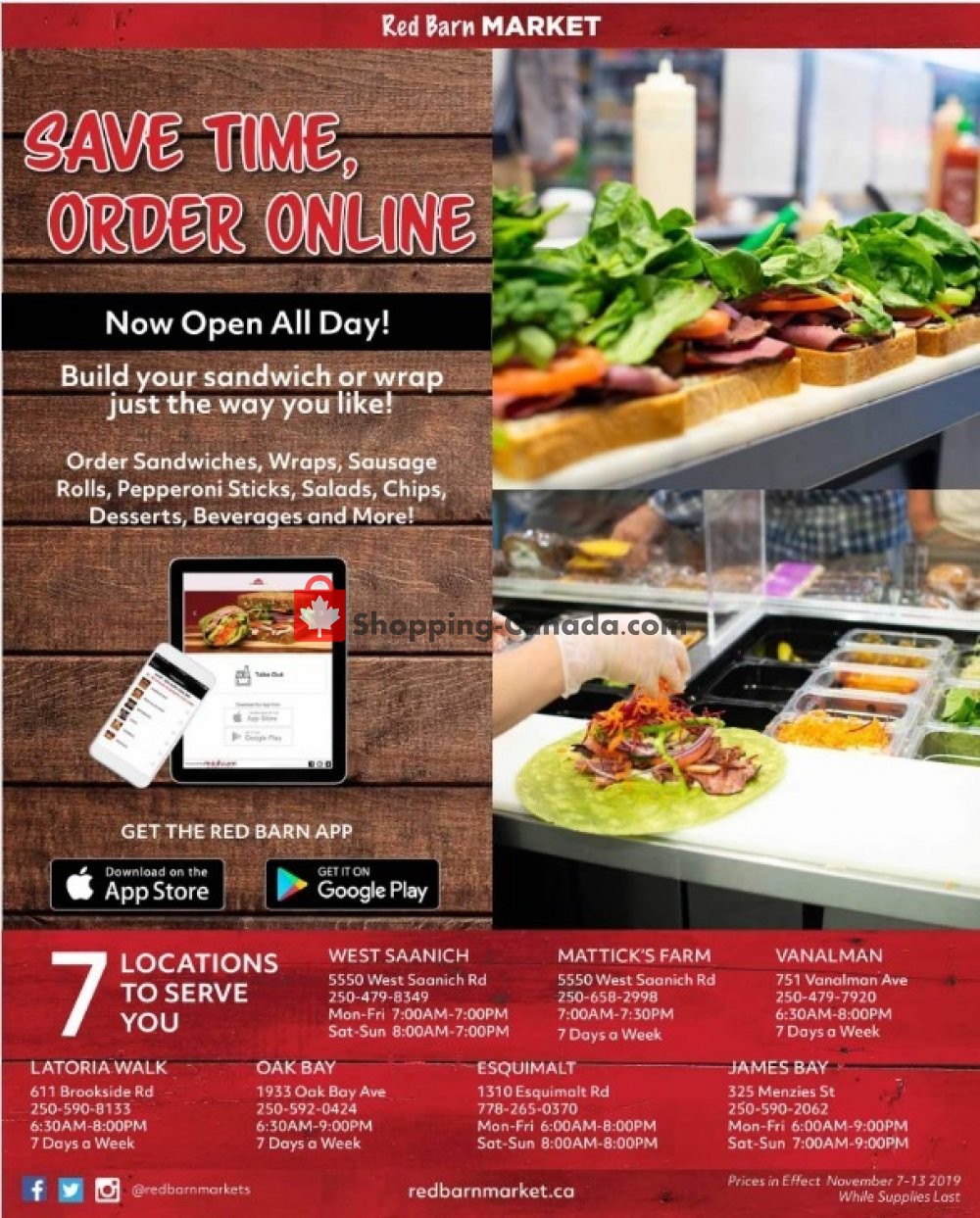 Red Barn Market flyer from Thursday November 7, 2019 to Wednesday November 13, 2019 - page 6