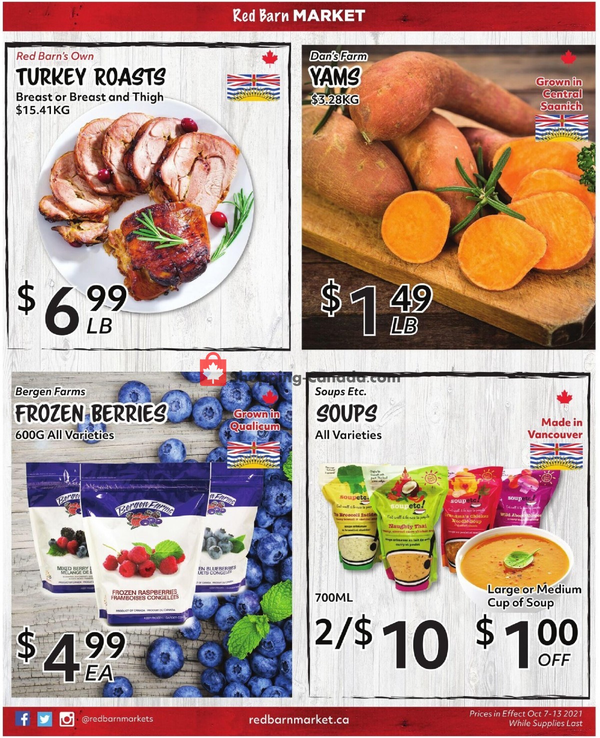 Red Barn Market flyer from Thursday October 7, 2021 to Wednesday October 13, 2021 - page 2