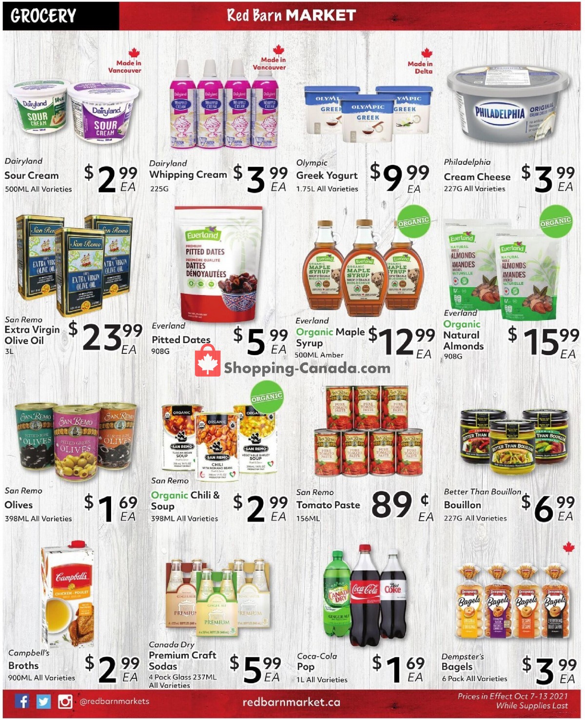 Red Barn Market flyer from Thursday October 7, 2021 to Wednesday October 13, 2021 - page 8