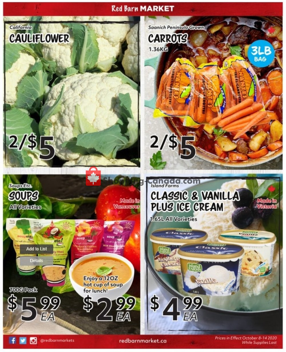 Red Barn Market flyer from Thursday October 8, 2020 to Wednesday October 14, 2020 - page 2