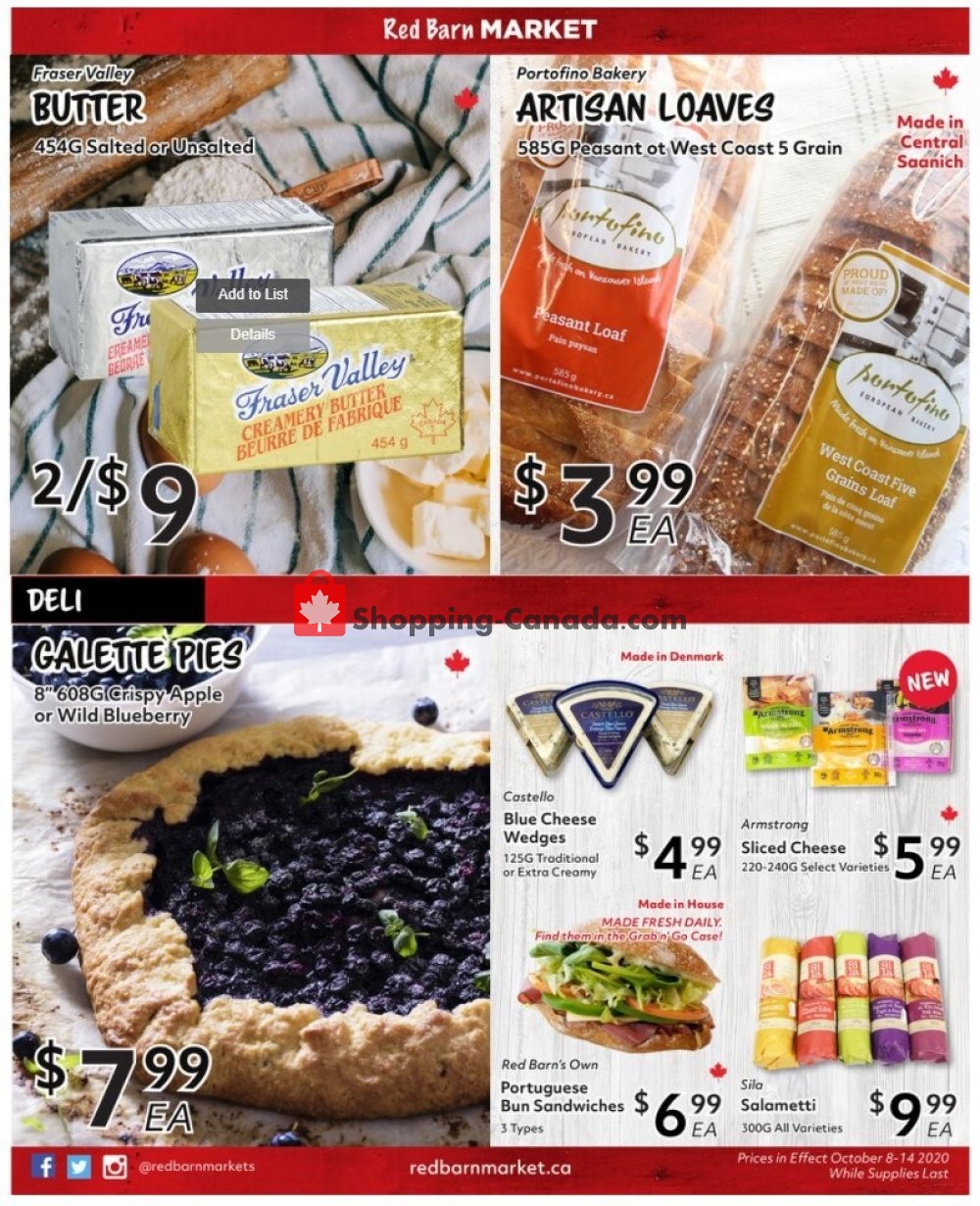Red Barn Market flyer from Thursday October 8, 2020 to Wednesday October 14, 2020 - page 3