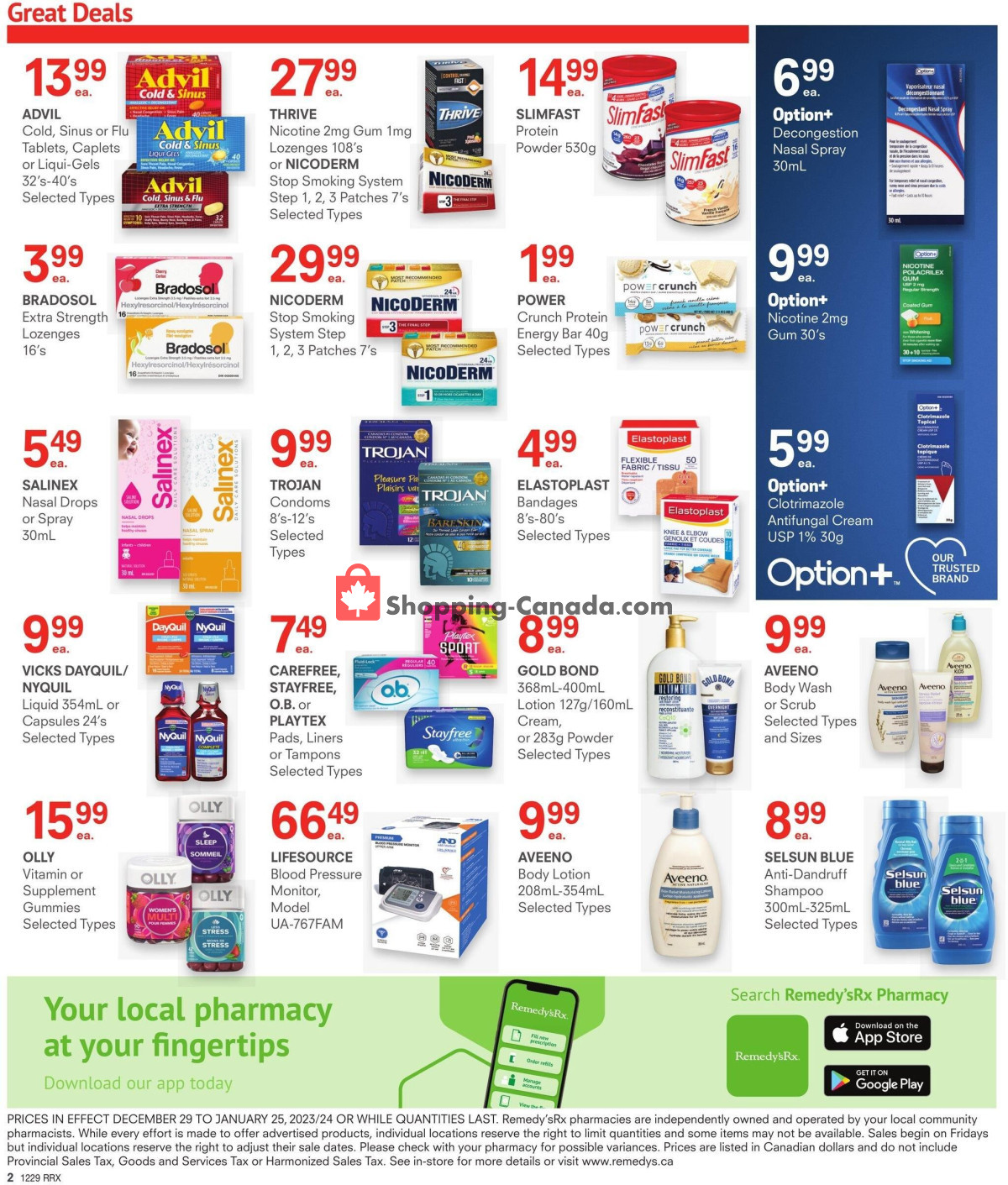 Remedy's RX flyer from Friday December 29, 2023 to Thursday January 25, 2024 - page 2