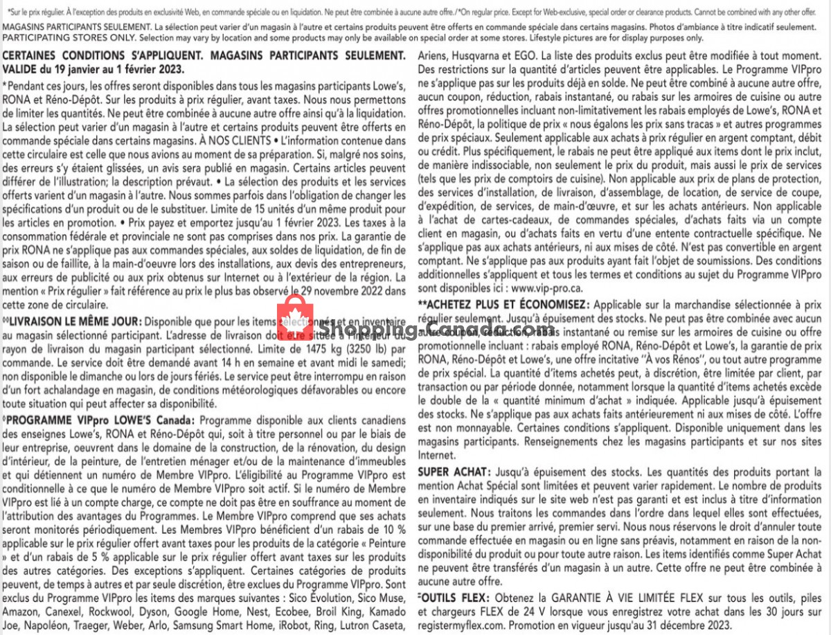 Réno Dépôt flyer from Thursday January 19, 2023 to Wednesday February 1, 2023 - page 5
