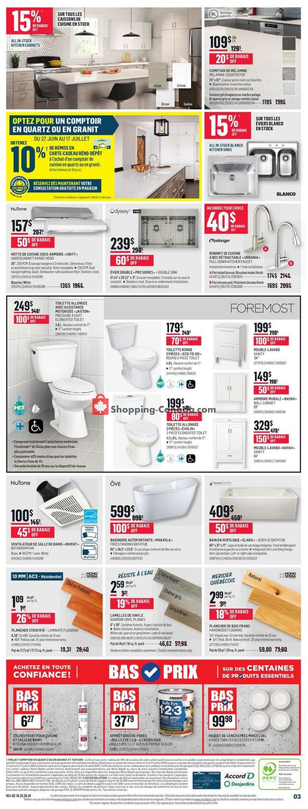 Réno Dépôt flyer from Thursday July 11, 2019 to Wednesday July 17, 2019 - page 3