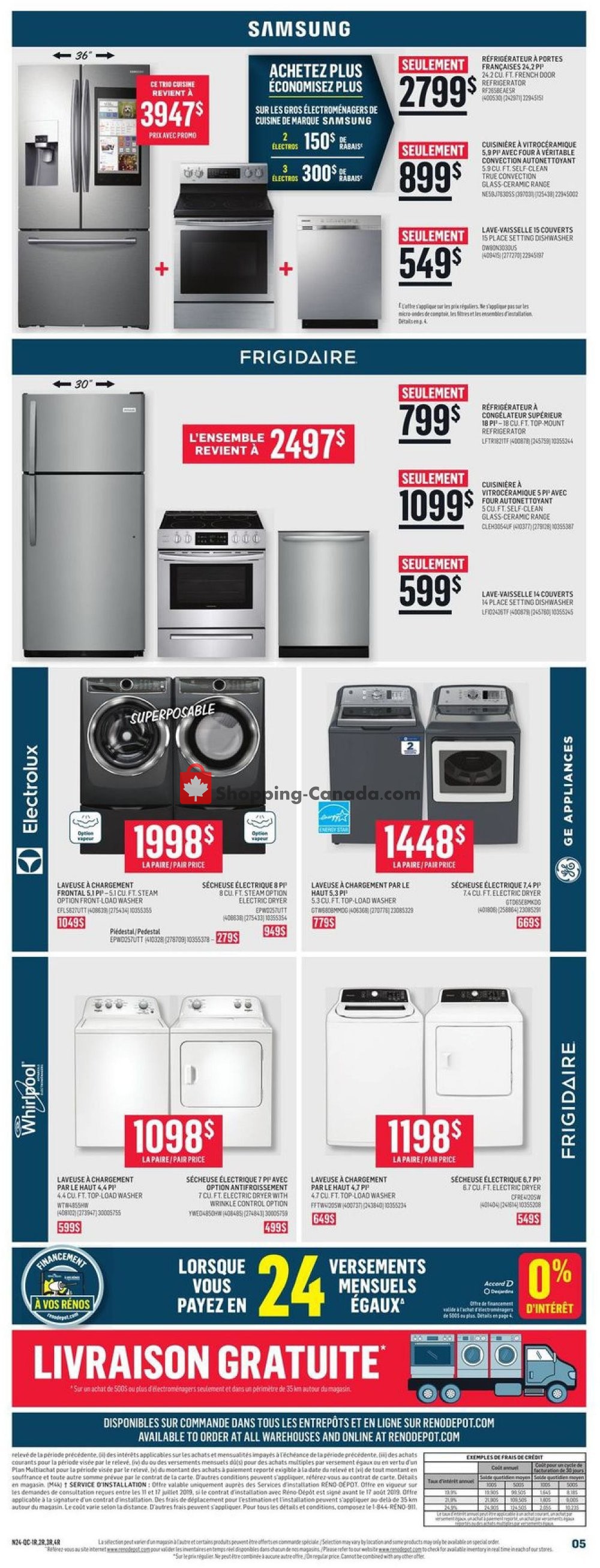 Réno Dépôt flyer from Thursday July 11, 2019 to Wednesday July 17, 2019 - page 5
