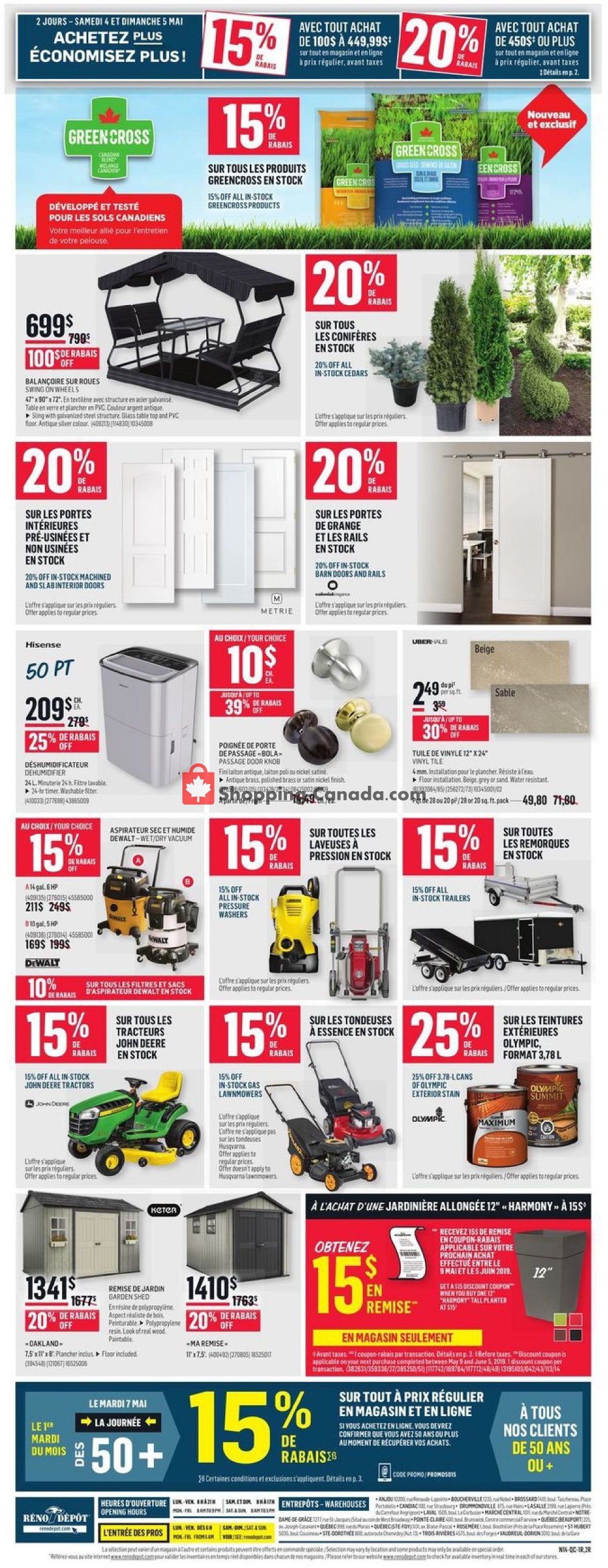 Réno Dépôt flyer from Thursday May 2, 2019 to Wednesday May 8, 2019 - page 6