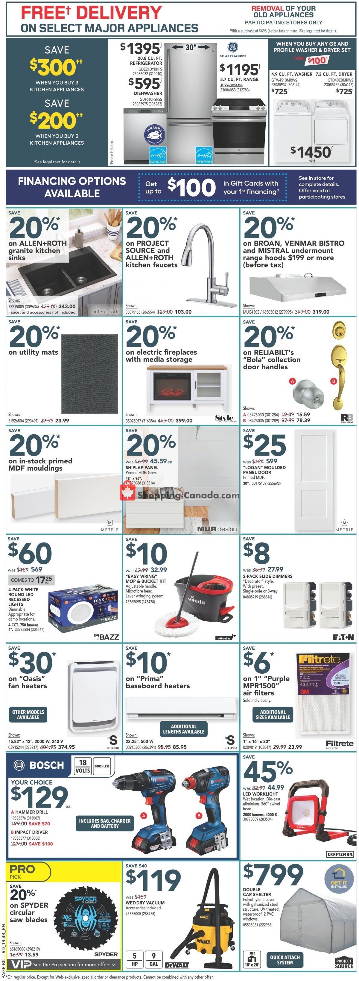 Réno Dépôt flyer from Thursday October 19, 2023 to Wednesday October 25, 2023 - page 2