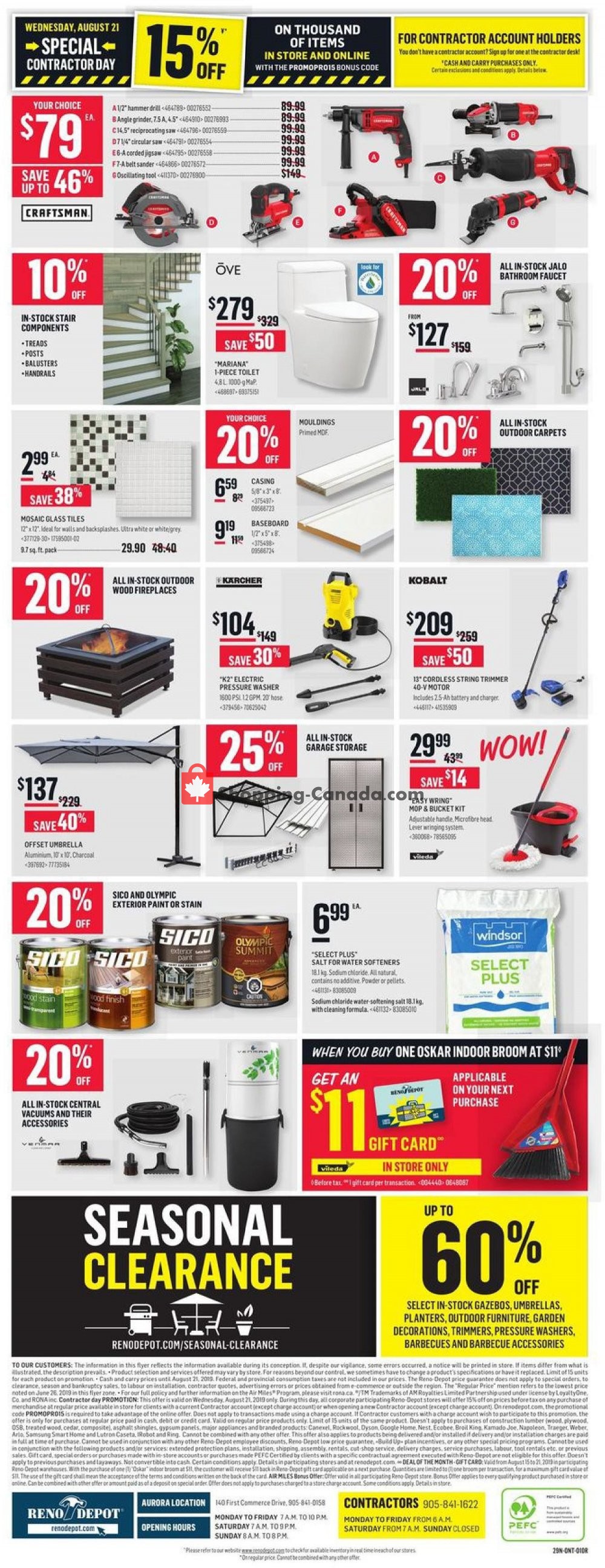 Réno Dépôt flyer from Thursday August 15, 2019 to Wednesday August 21, 2019 - page 2