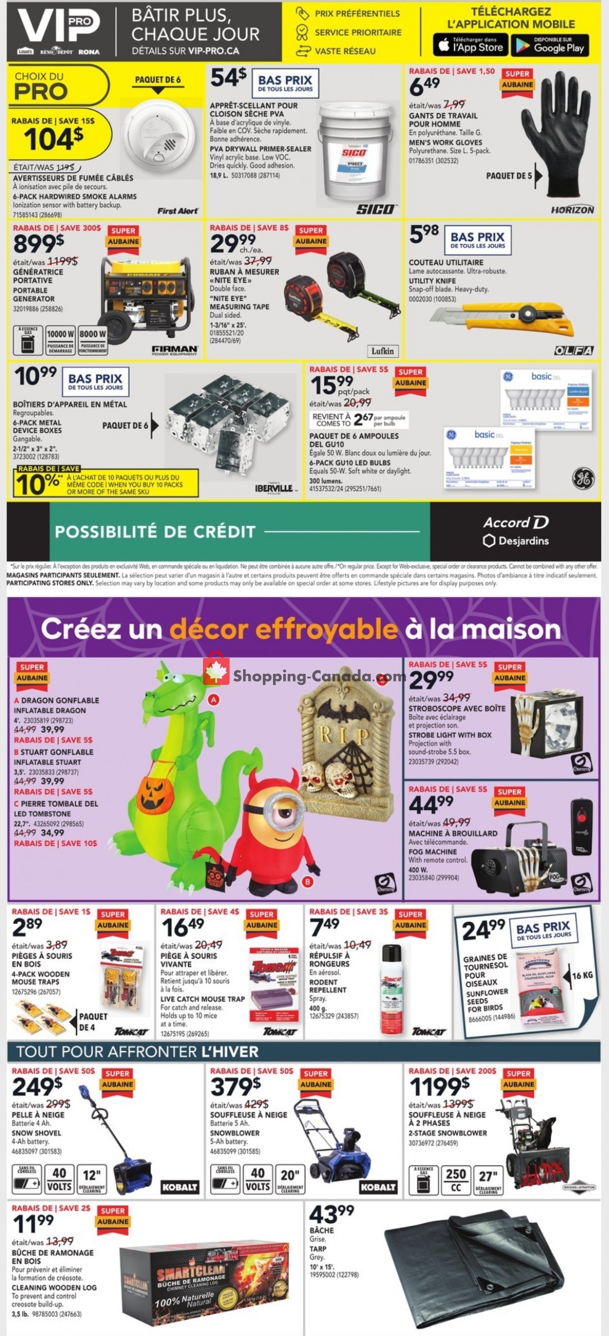 Réno Dépôt flyer from Thursday October 7, 2021 to Wednesday October 13, 2021 - page 3