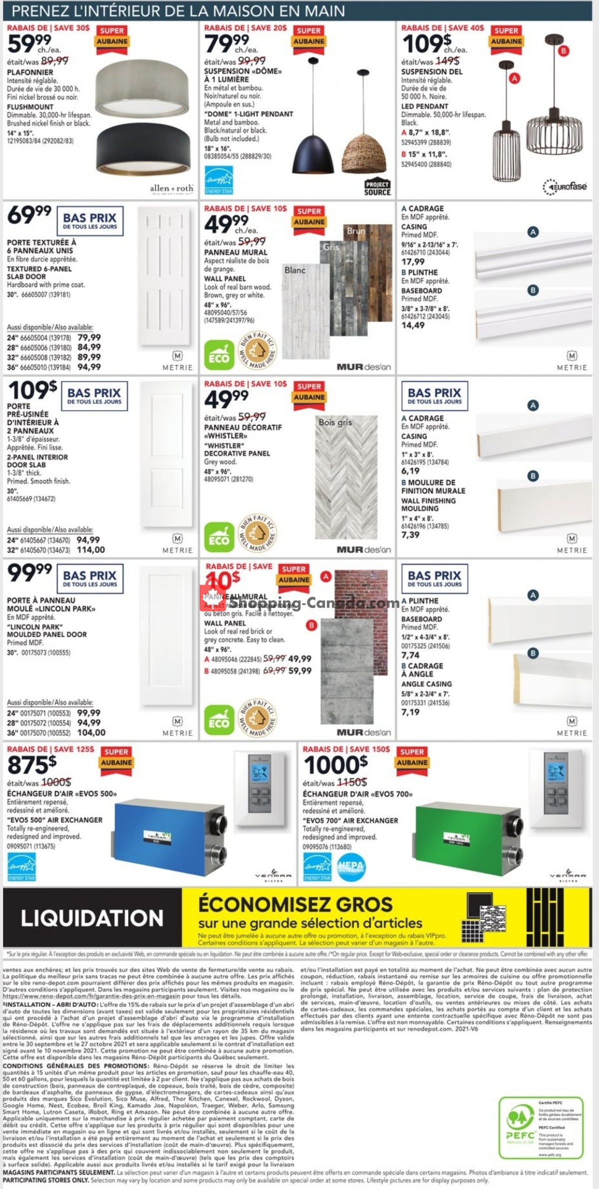 Réno Dépôt flyer from Thursday October 7, 2021 to Wednesday October 13, 2021 - page 5