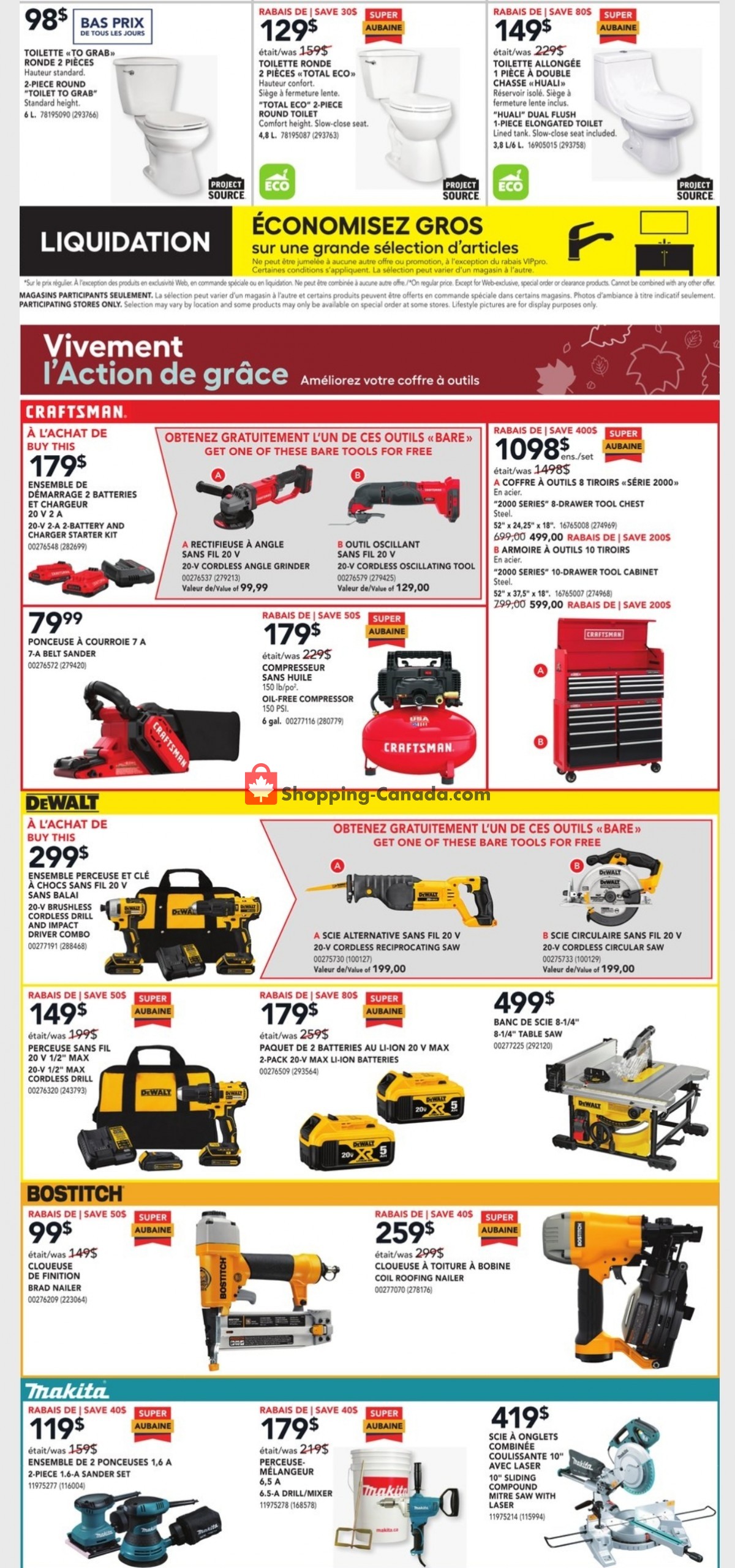 Réno Dépôt flyer from Thursday October 7, 2021 to Wednesday October 13, 2021 - page 7